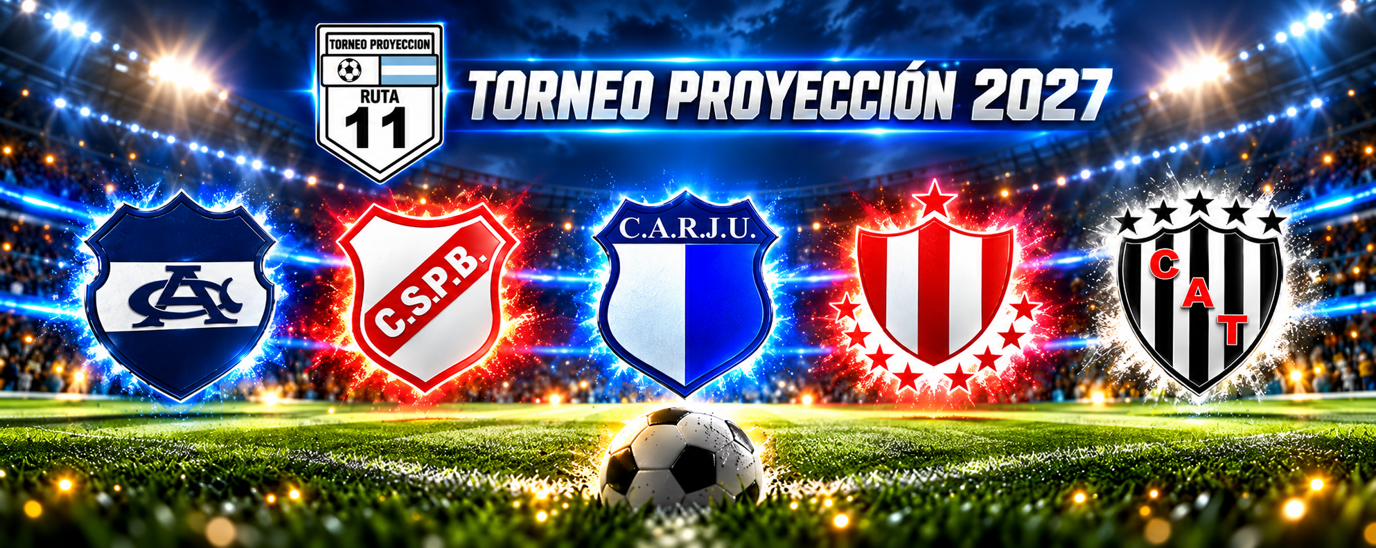 Torneo Proyección 2027 Ruta 11: ALBA, Sp. Belgrano, CARJU, Club Maciel y Timbuense